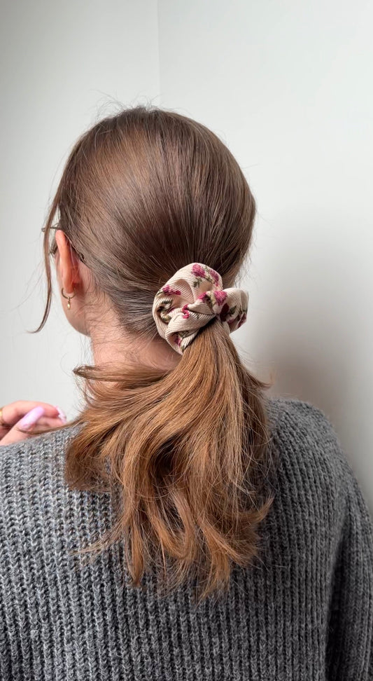 Gumka do włosów MINI typu scruchie ROSE