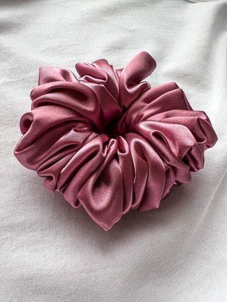 Scrunchie STANDARD brudny róż Satyna