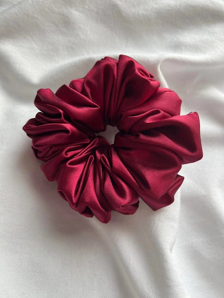 Scrunchie STANDARD bordo Satyna