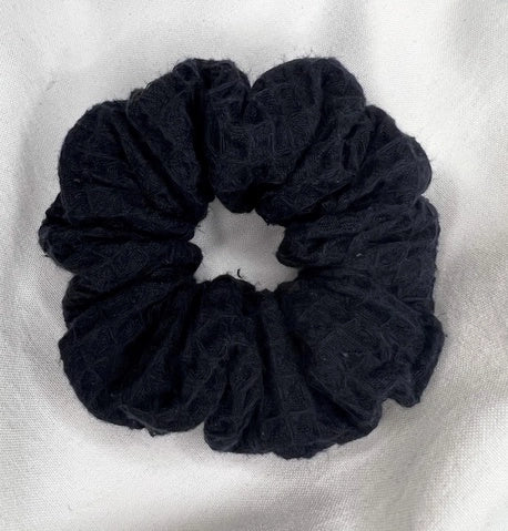 Scrunchie pielęgnacyjna czarna Bawełna
