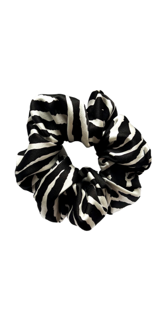 Scrunchie STANDARD zebra Jedwab