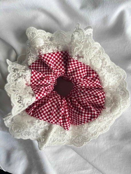 Scrunchie XXL+ kratka Bawełna